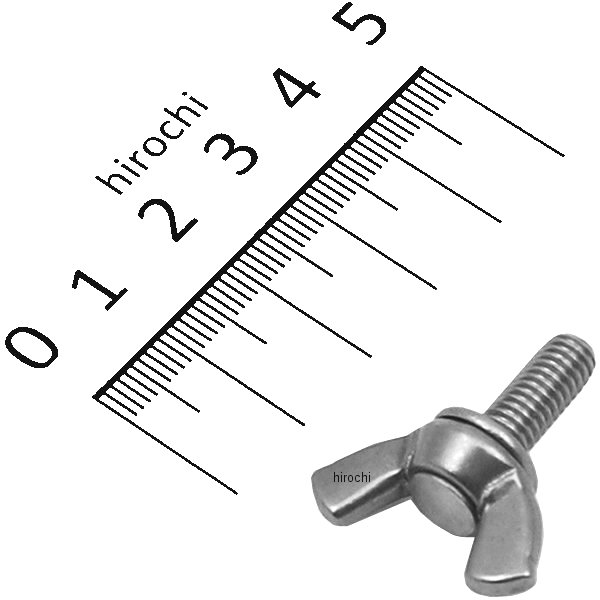 820730-615 ポッシュ POSH ステンレス鍛造蝶ネジ M6x15 P1.0 1個入り