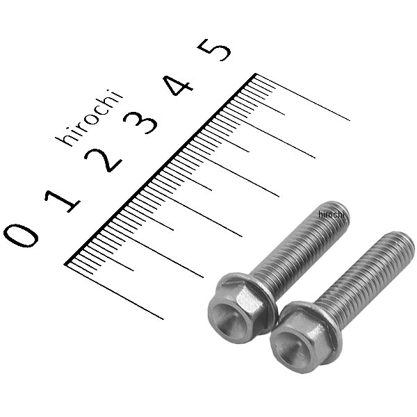 820750-025 ポッシュ POSH スモールフランジ六角ボルト ステンレス M6x25 P1.0 2本入り