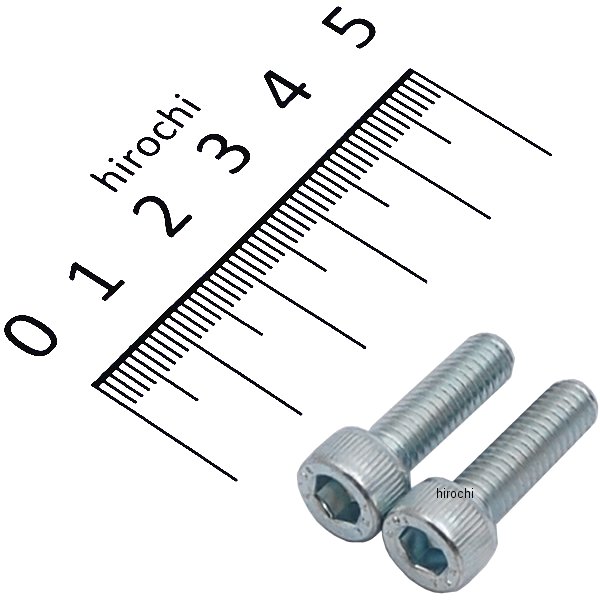 820780-020 ポッシュ POSH SCM435 キャップボルト 三価クロメート M6x20 P1.0 2本入り