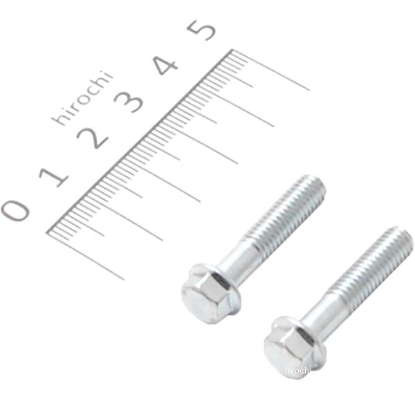 820850-028 ポッシュ POSH ホンダ純正タイプ フランジ六角ボルト ユニクロ M6x28 P1.0 2本入り