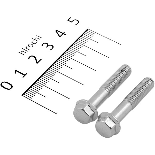 820850-032 ポッシュ POSH ホンダ純正タイプ フランジ六角ボルト ユニクロ M6x32 P1.0 2本入り