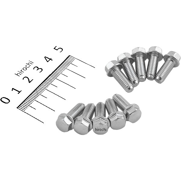 820855-016 ポッシュ POSH ホンダ純正タイプ フランジ六角ボルト ユニクロ M6x16 P1.0 10本入り