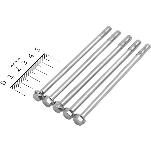 820855-110 ポッシュ POSH ホンダ純正タイプ フランジ六角ボルト ユニクロ M6x110 P1.0 5本入り