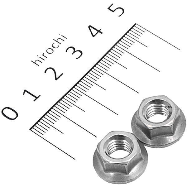 821675-08 ポッシュ POSH STDステンレスフランジ付ナット M8 P1.25 2個入り