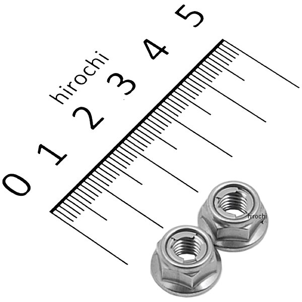 821720-06 ポッシュ POSH SUS304 フランジ付きロックナット M6 P1.0 STD 2個入り