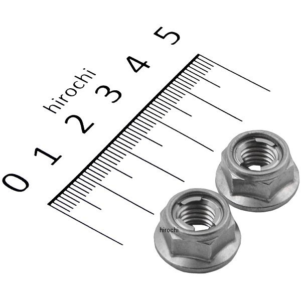 821720-08 ポッシュ POSH SUS304 フランジ付きロックナット M8 P1.25 STD 2個入り