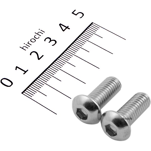 821830-020 ポッシュ POSH SUS304 六角穴付きボタンキャップボルト M8x20 P1.25 ステンレス 2個入り