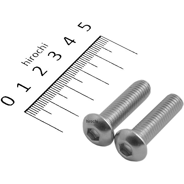 821830-030 ポッシュ POSH SUS304 六角穴付きボタンキャップボルト M8x30 P1.25 ステンレス 2個入り