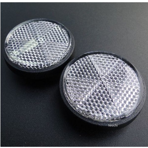 8241 ビーアールシー BRC フレーム取付用反射板×2個セット 79年-82年 Z400FX クリア