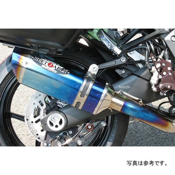 8271-KC5-M1 ビート BEET 補修用サイレンサー ナサートエボリューション TYPE2 左側 14年以降 Ninja1000 メタルブラック