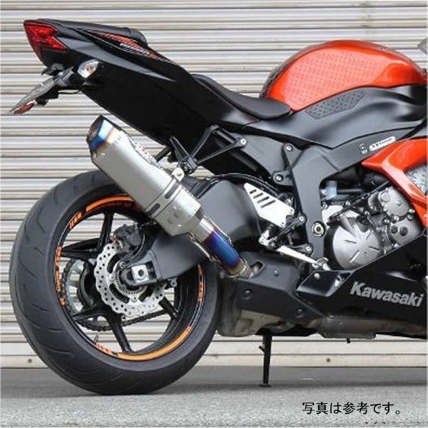 8271-KC8-MB ビート BEET 補修用サイレンサー ナサートエボリューション TYPE2 13年以降 ZX-6R ABS メタルブラック