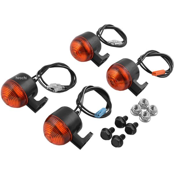 830-1134900 キタコ ワレンズミニウインカーSET(アンバー)XR50/100 MOTARD