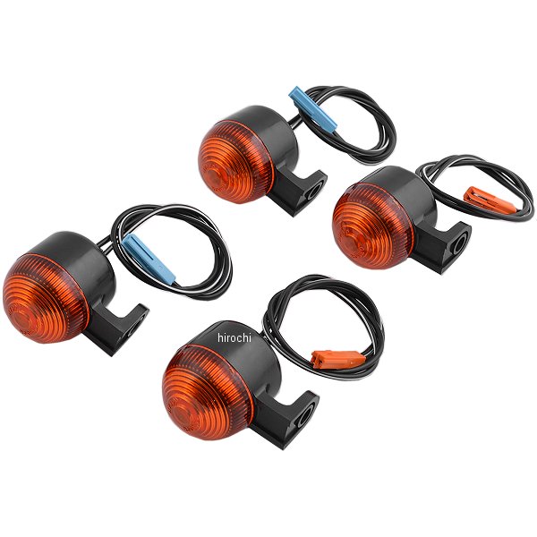 830-1137900 キタコ ウインカーキット ワレンズミニウインカー アンバーレンズ ・モンキー (FI車専用)