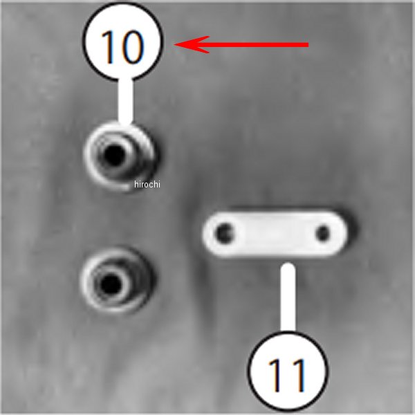 8303-KF2-00 ビート BEET マフラーダンパーカラー VERSYS1000