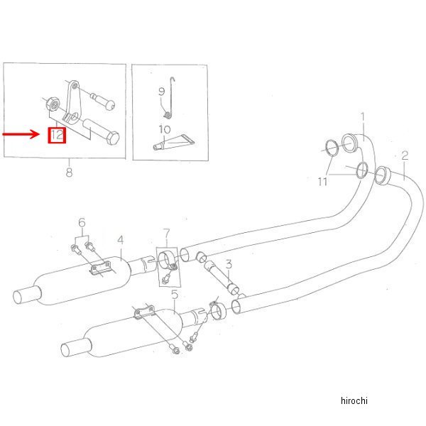 8306-K86-52 ビート BEET リターンスSPプレートボルトSET W400