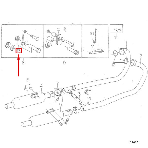 8306-KA9-02 ビート BEET リターンSPプレートボルトSET W800