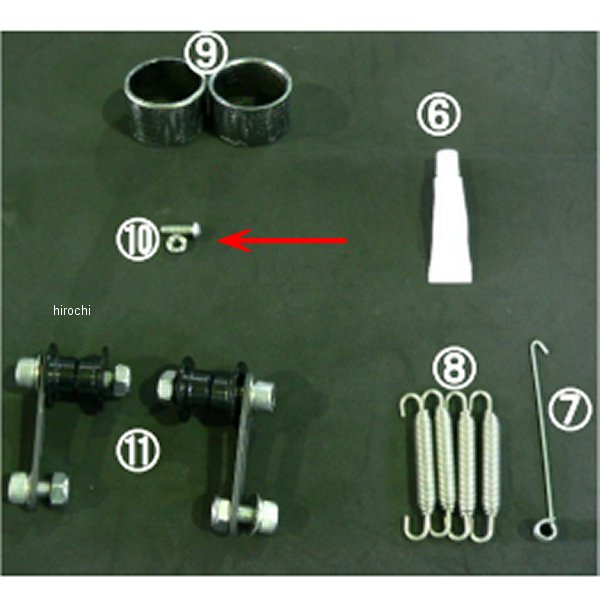 8306-KC6-00 ビート BEET マフラーカバー取り付けセット R Z1000