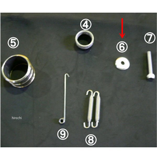 8308-KD2-00 ビート BEET マフラーダンパーカラー Ninja250SL