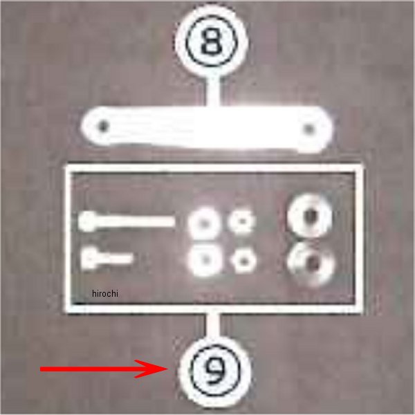 8309-KE3-10 ビート BEET サイレンサステー取り付けSET(ST)Z900RS