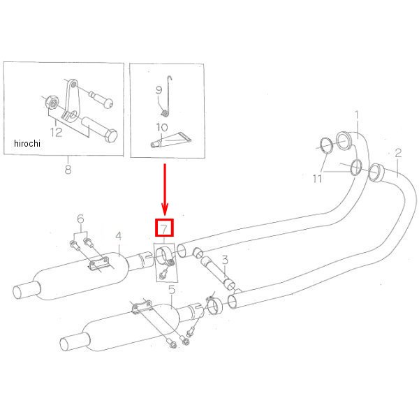 8314-K86-50 ビート BEET クランプバンドセット W400