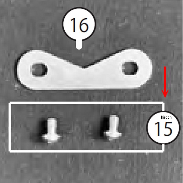 8316-KD1-70 ビート BEET マフラーSP用ステー取り付けボルトSET H2