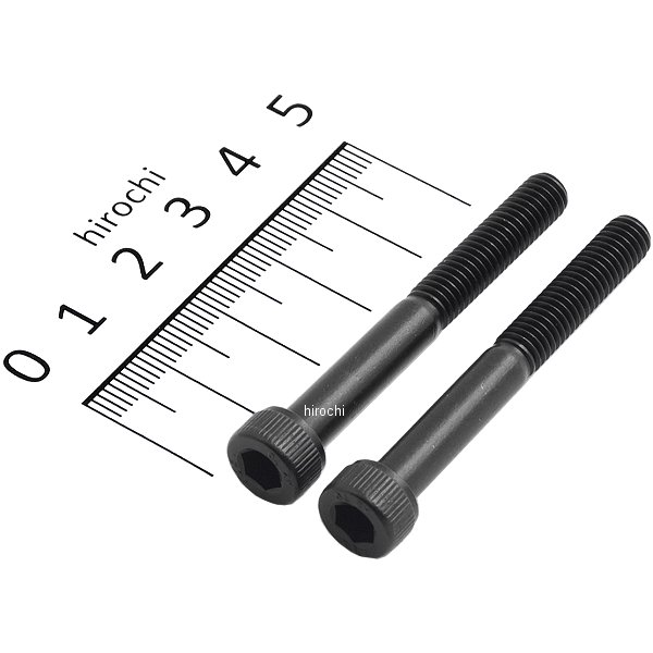 831640-050 ポッシュ POSH ステンレスキャップボルト STDタイプ M6x50 P1.0 2個入り 黒