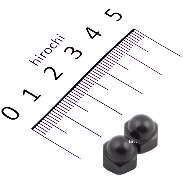 831680-06 ポッシュ POSH ステンレス袋ナット M6 P1.0 スタンダードタイプ 2個入り 黒