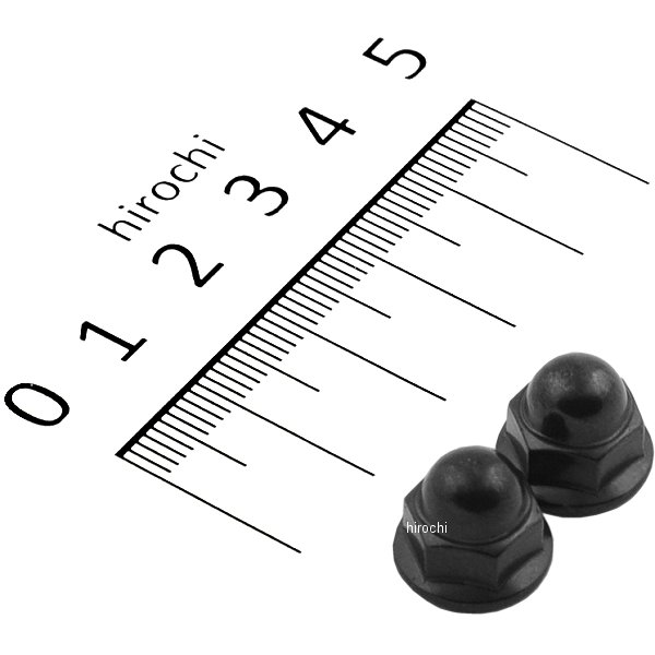 831685-06 ポッシュ POSH ステンレスフランジ付き袋ナット M6 P1.0 スタンダードタイプ 2個入り 黒