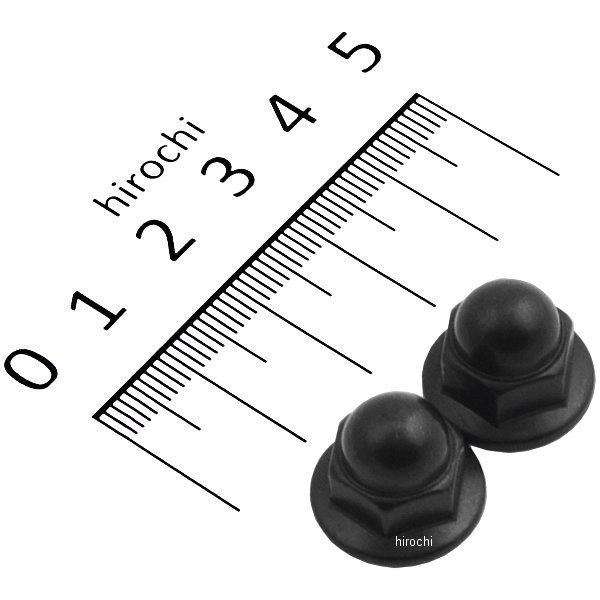 831685-08 ポッシュ POSH ステンレスフランジ付き袋ナット M8 P1.25 スタンダードタイプ 2個入り 黒