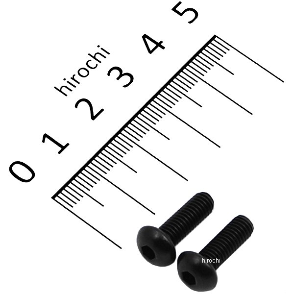 831810-015 ポッシュ POSH SUS304 六角穴付ボタンキャップボルト 汎用 M5x15 P0.80 黒 ステンレス 2本入り