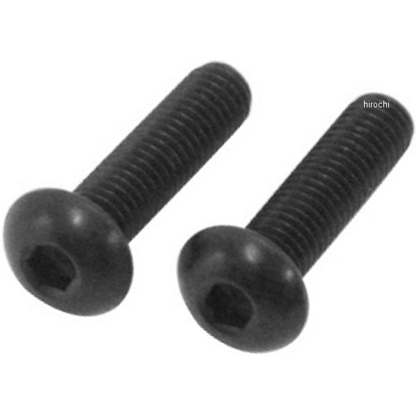 831810-020 ポッシュ POSH SUS304 六角穴付ボタンキャップボルト 汎用 M5x20 P0.80 黒 ステンレス 2本入り