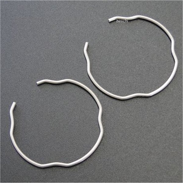 8354 ビーアールシー BRC ステンレス フロントフォークオイルシールストッパーリング 2個 Z1、Z2、Z400FX、Z400GP