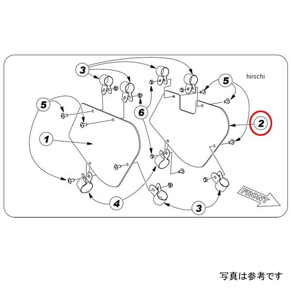 83610-20179-W1 モリワキ プレートL シロ