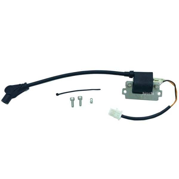 838011-09 ポッシュ POSH レーシングIGコイル スピードプロツインシリコンプラグコード付 92年以前 SR400/500 キャップ有 黒