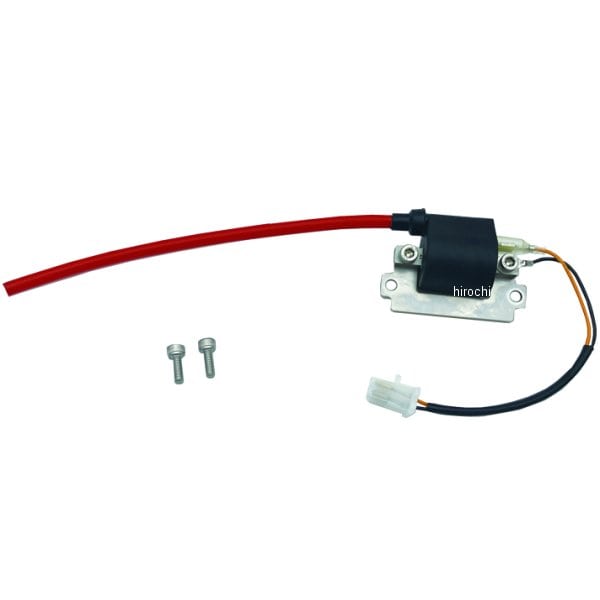 838014-04 ポッシュ POSH レーシングIGコイル スピードプロツインシリコンプラグコード付 92年以前 SR400/500 キャップ無し 赤