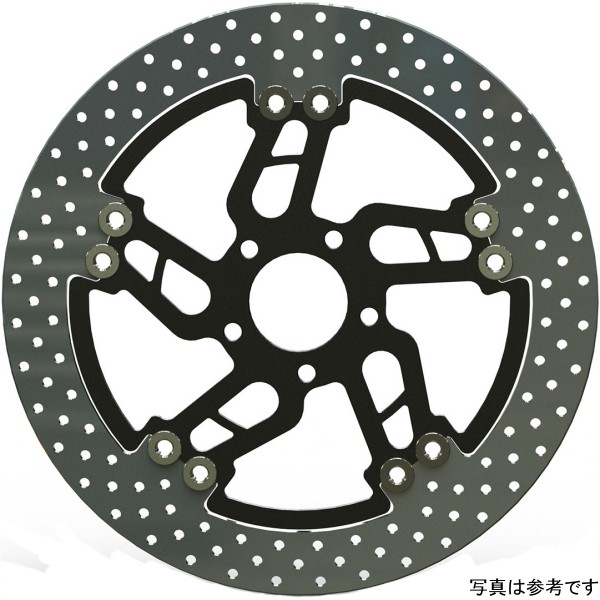 84-77-090 サンダーバイク フローティング ブレーキ ディスク Big Speed 340mm 黒
