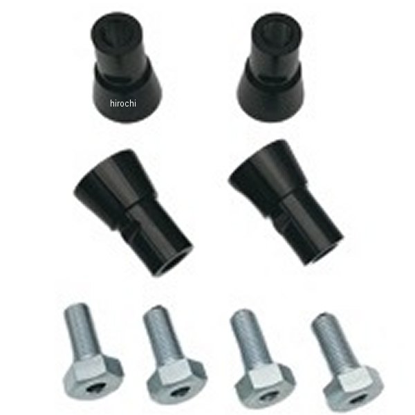 840217 ポッシュ POSH ショートウインカーステーセット 85年以降 SR400、SR500 黒