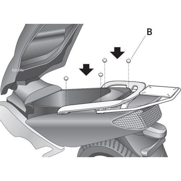 Y0T51T シャッド SHAD トップマスターフィッティングキット 01年-07年 T-MAX XP500