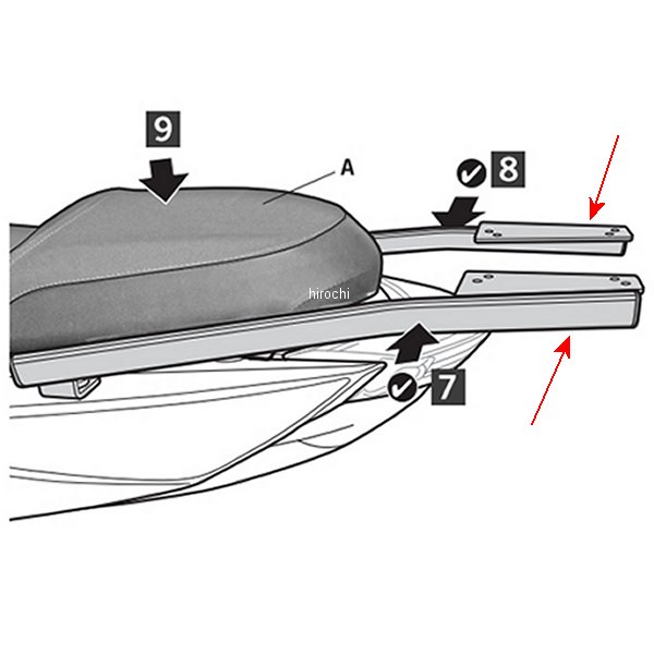 Y0MJ15ST シャッド SHAD トップマスターフィッティングキット 14年-15年 マジェスティS