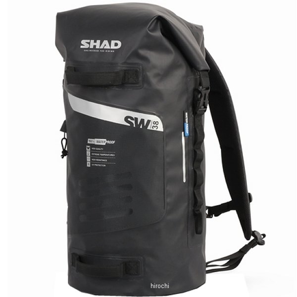 X0SW38 シャッド SHAD SW38 ADVENTURE BAGS 防水ダッフルバッグ ブラック 35L 汎用