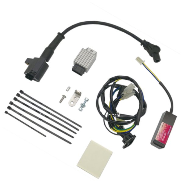 843710-09 ポッシュ POSH スーパーイグニッションコイルキット プラグコード付き 10年-17年 SR400 黒