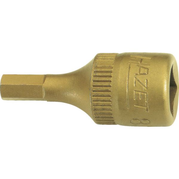 8501H4 HAZET社 HAZET ショートヘキサゴンソケット(差込角6.35mm・チタンコーティング)