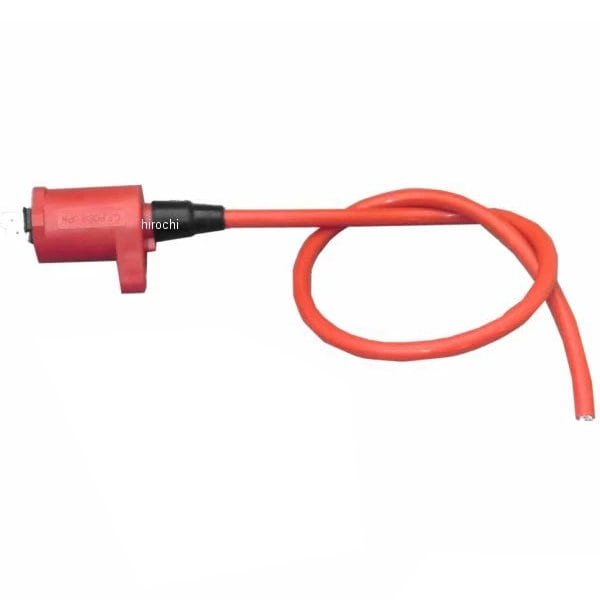 851012-04 ポッシュ POSH レーシングIGコイル スピードプロツインシリコンプラグコード付 キャップ無し スーパーカブ/リトルカブ 赤/赤