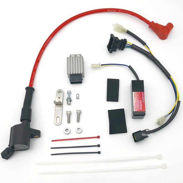 852710-04 ポッシュ POSH スーパーIGコイルキット S/プロツインプラグコード付 CT125ハンターカブ JA55-100 赤