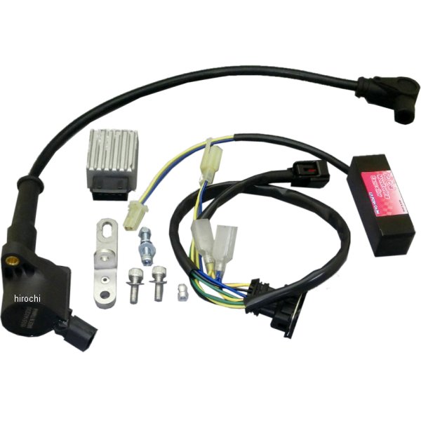 858710-09 ポッシュ POSH SUPER IG COILKit S/プロツインプラグコード黒/黒 クロスカブ 50/110