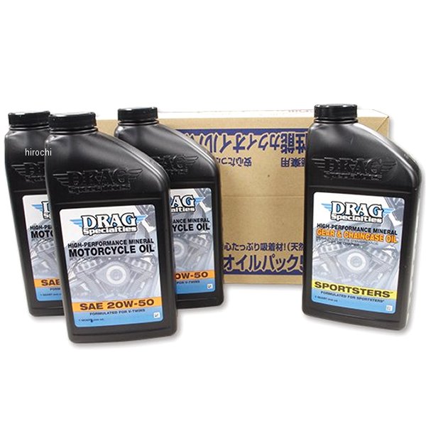 8600-0064 ガッツクローム オイル交換フルセット スポーツスター用 20W50