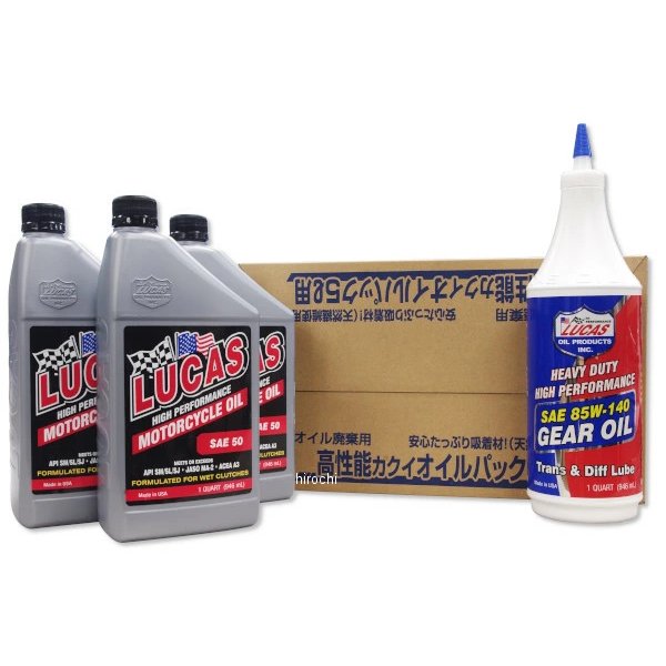 8600-0089 ガッツクローム LUCAS 旧車用フルセット E/G鉱物油・T/M85w140