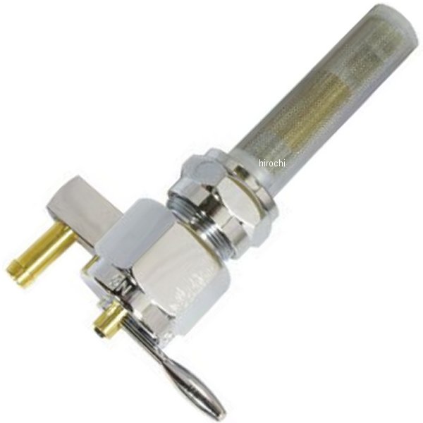 ガッツクローム ガソリンコック ヘックスタイプ 90° 13/16ナット ストレート