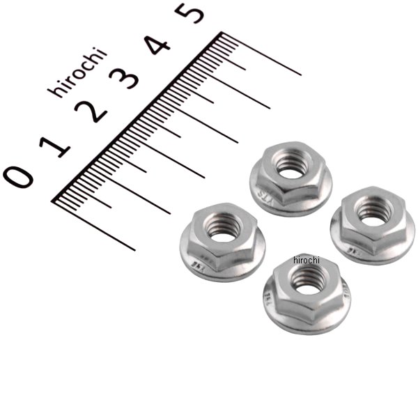 866034 ポッシュ POSH ステンレスフランジ付き六角ナット 1/4インチ-20