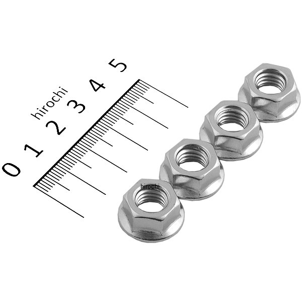 866036 ポッシュ POSH ステンレスフランジ付き六角ナット 3/8インチ-16